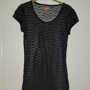 Black sheet top